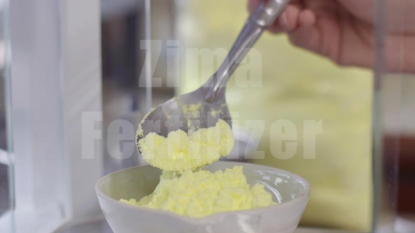 Properties of Powdered sulfur